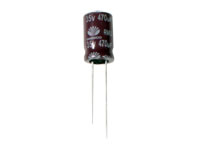 Condensador Electrolítico Radial 470 µF - 35 V - 105°C - CE035147RMV