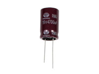Condensador Electrolítico Radial 4700 µF - 16 V - 105°C
