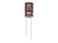 Radial Electrolytic Capacitor 680 µF - 25 V - 105°C - CE025168RMU