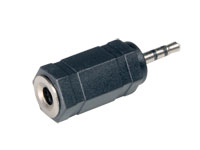 2.5 Stereo Jack Male to 3.5 Female Stereo Jack Adapter