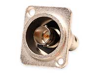 Adaptador BNC Hembra - BNC Hembra - Base pasachasis