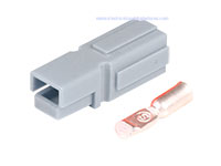 Anderson® Powerpole® PP15-45 Type Connector - Gray - AWG10 .. AWG14