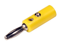 4 mm - Banana Male Plug - Yellow