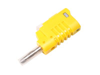 4 mm - Safety Banana Male Plug - Yellow - 1089J
