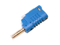 4 mm - Safety Banana Male Plug - Blue - 1089BL