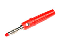 4 mm - Banana Male Plug - Red - BN60R