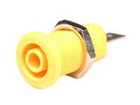 4 mm Safety Socket - Yellow - HB656A
