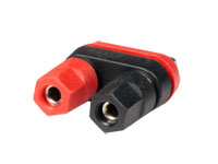 4 mm Dual Socket / Red and Black - BR402RN