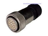 FHR20B22 - 22 Contacts Female Size 20 In-Line Mount Circular Connector - 9206222PS