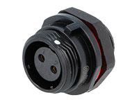 Cliff Cliffcon 68 - 2 Contacts Ø13 Waterproof Female Panel-Mount Connector - IP68 - FM686832 - SP1312/S2