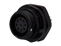 Cliff Cliffcon 68 - 8 Contacts Ø13 Waterproof Female Panel-Mount Connector - FM686839 - SP1312/S9