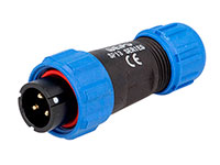 WEIPU SP13 IP68 Series - 3 Contacts Ø13 Waterproof Male Cable-Mount Connector - SP1310/P3NI-N