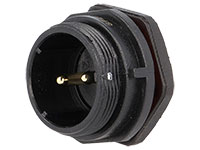 WEIPU SP21 Series IP68 - 2 Contacts Ø21 Waterproof Male Panel-Mount Connector - SP2112/P2