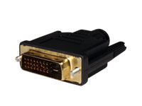 In-line Cable-Mount DVI Male Connector 24+1