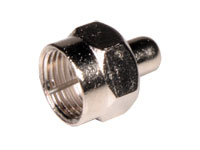 F Male Connector - 75 Ohms charge