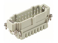 Harting Han 16 ES-M insert - Connecteur HAN 16B Mâle - 16 Pôles - HARTING ES-STI - 09330162616