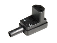 IEC 60320 C13 Right Angle Mount Female Connector - CN232