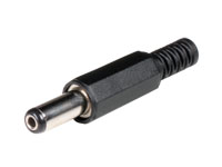 5.5 mm - 2.5 mm Jack Plug - Male Power Plug - 15.147/2.5