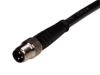 M8 Circular Connector - 3 Pole Male In-Line Mount - Cable 2 m - PSG3M-2/TEL