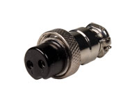 2 Pole Cable-Mount Female GX16 Microphone Connector