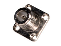 N-Type Panel-Mount Female Connector with Solder Contact