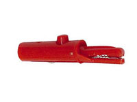 Alligator Clip for 4 mm Banana Plug - Red