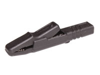 Alligator Clip for 4 mm 25 A Banana Plug - Black - 492540074