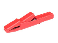 Alligator Clip for 4 mm 25 A Banana Plug - Red - 492540075
