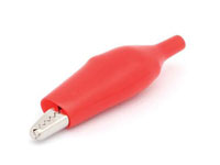 Pince Crocodile Isolée Soudable Grand - Rouge - CON620