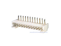 2.0 mm Right Angle Mount Male Header Connector - 12 Pins