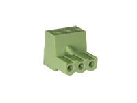 5.00 mm Pitch - Pluggable Right Angle Female Terminal Block - 3 Contacts