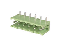 5.00 mm Pitch - Pluggable Right Angle Male Terminal Block - 6 Contacts - RHB06X