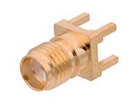 Conector SMA hembra Recto para Circuito Impreso
