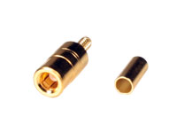 SMB Aerial Straight Female Crimp Connector for RG174 - 3561