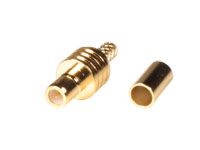  SMB Aerial Straight Male Crimp Connector for RG174 - 3564