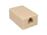 Surface Mount for 1 Modular Connector 6P4C (RJ12) - 39.040/6/4