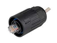 WEIPU RJ45F6II - CONECTOR MODULAR MACHO AEREO ESTANCO IP67 FTP RJ45 8P8C CAT6A