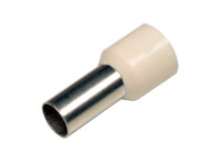 TT-1600 - Insulated Cord End Terminal Ivory 16.0 mm² l=12 mm - 100 Units