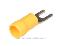 FVWS5.5-S3A - Insulated Fork Terminal 6 mm² Ø3.7-7.2 mm - 100 Units - 46137A