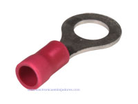 FVWS1.25-5 - Insulated Ring Terminal 1.5 mm² Ø6.4-11.6 mm - 25 Units - 15153