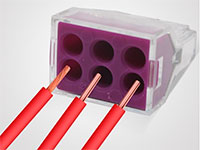 Splice connector 6 contacts up to 2.5 mm²