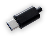 Conector USB-C Macho Aéreo
