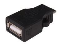 Female USB-A to micro-USB-B - O.T.G. Connector Adapter
