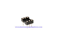 DIL Socket Integrated Circuit - 6 Pins - Narrow - Turned Pins