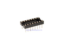 DIL Socket Integrated Circuit - 16 Pins - Narrow - Turned Pin - 18.905/16