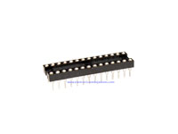 DIL Socket Integrated Circuit - 28 Pins - Narrow - Turned Pin - 18.905/28/7.62