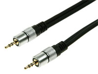 Jack 3.5 Stereo Male to Jack 3.5 Stereo Male Cable, 2.5 m Professional - PAC206T025