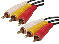 3 RCA - 3 RCA Audio Stereo and Video 5 m Cable - WIR311