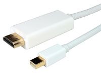 Cordon mini-DisplayPort (miniDP) vers HDMI Mâle - 1,8 m