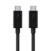 Belkin - Cable Thunderbolt 3 - USB-C Macho a USB-C Macho - 0.8 m - 100 W - F2CD084bt0.8MBK